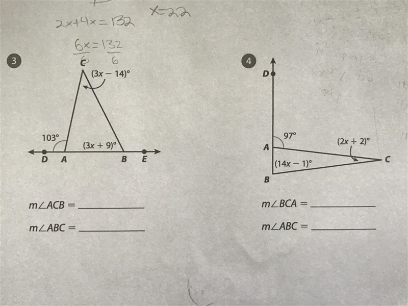 Find the missing angle measures Thank you!!-example-1