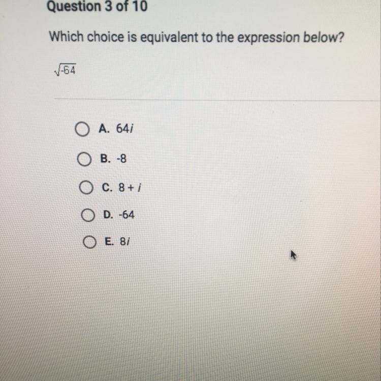 Which choice is equivalent to the expression below? V-64-example-1