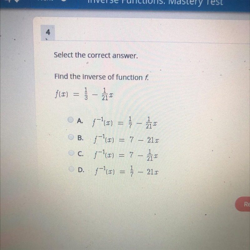 Find the inverse of function f-example-1