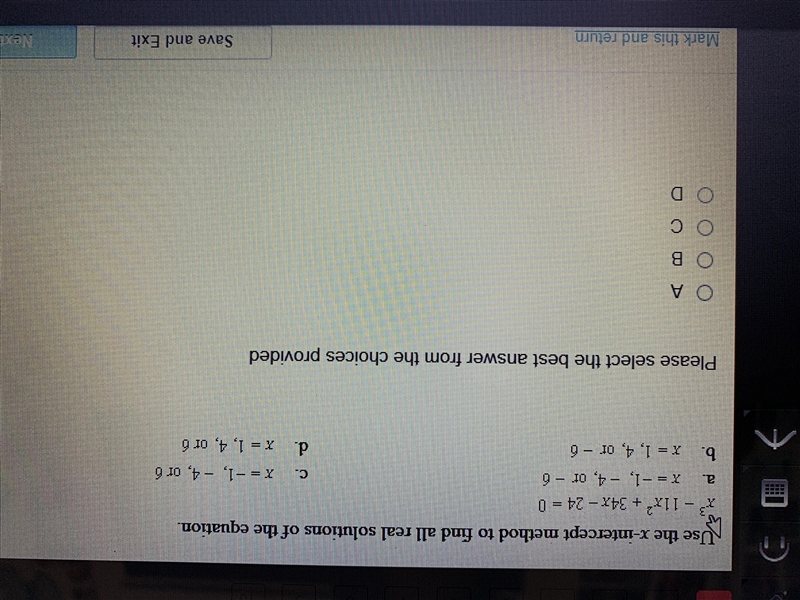 What is all the real solution of the equation-example-1