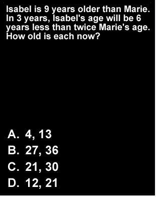 Please help, doing age word problems. Tysm if you do, really appreciated :D-example-1