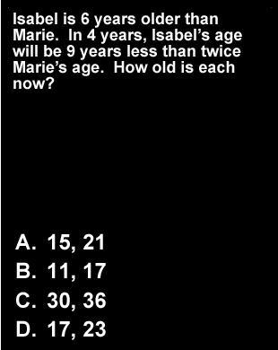 Please help, doing age word problems. Tysm if you do, really appreciated :D-example-2