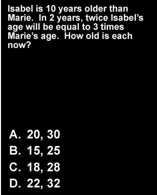 Please help, doing age word problems. Tysm if you do, really appreciated :D-example-3