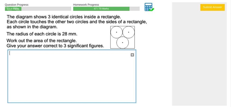 Work out the area of the rectangle.-example-1