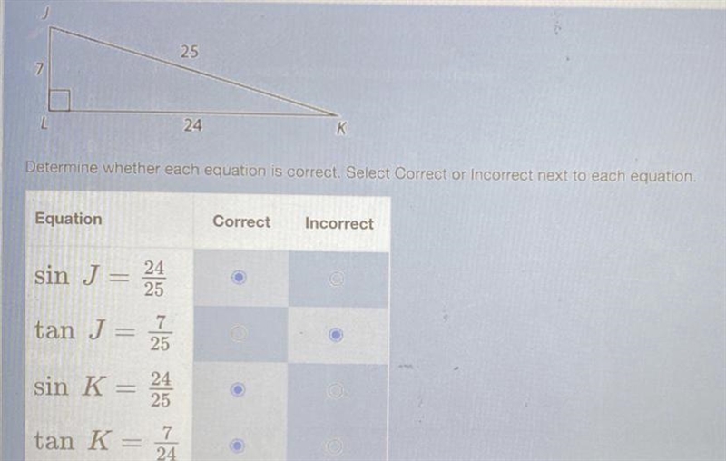 PLEASE HELP !!!! Determine whether each equation is correct-example-1