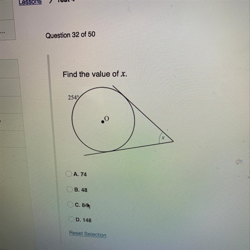 Find the value of x. 2549-example-1