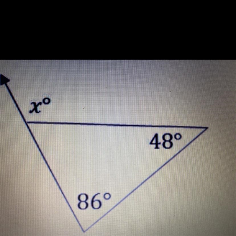 Find the value of x-example-1