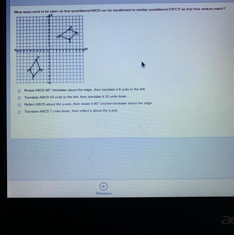 What steps need to be taken so that quadrilateral ABCD can be transformed to overlap-example-1