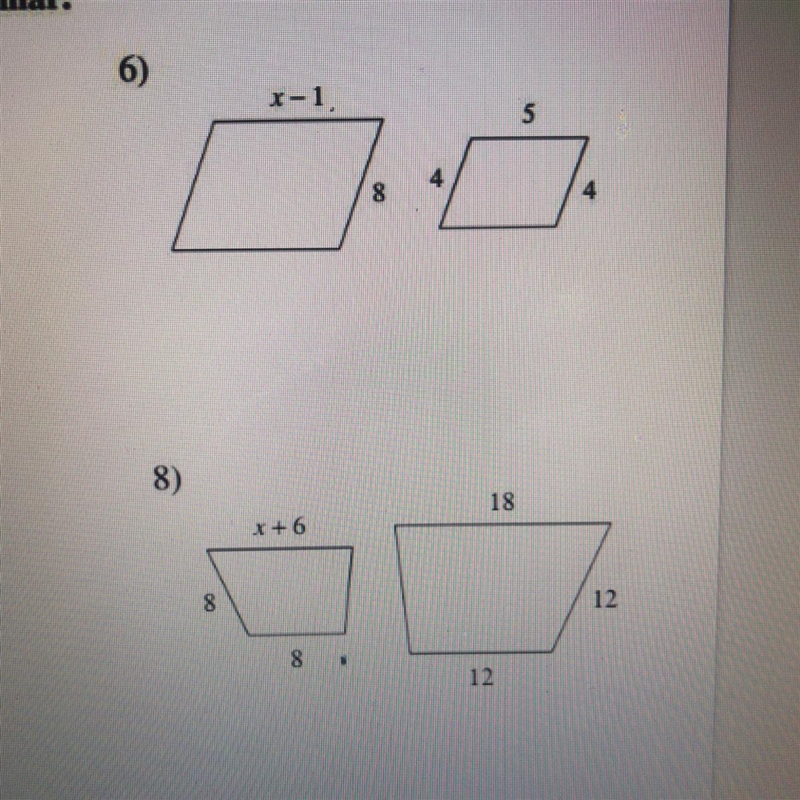 Solve for x!! just need these 2 questions and i’m done so please help-example-1