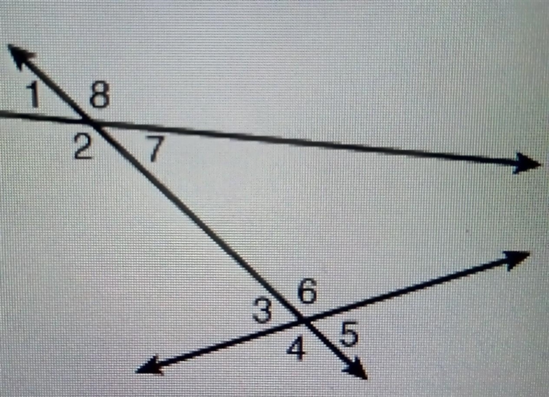 Find the angle indicated. Angle 3 is equal to angle ____ Click on the picture to see-example-1