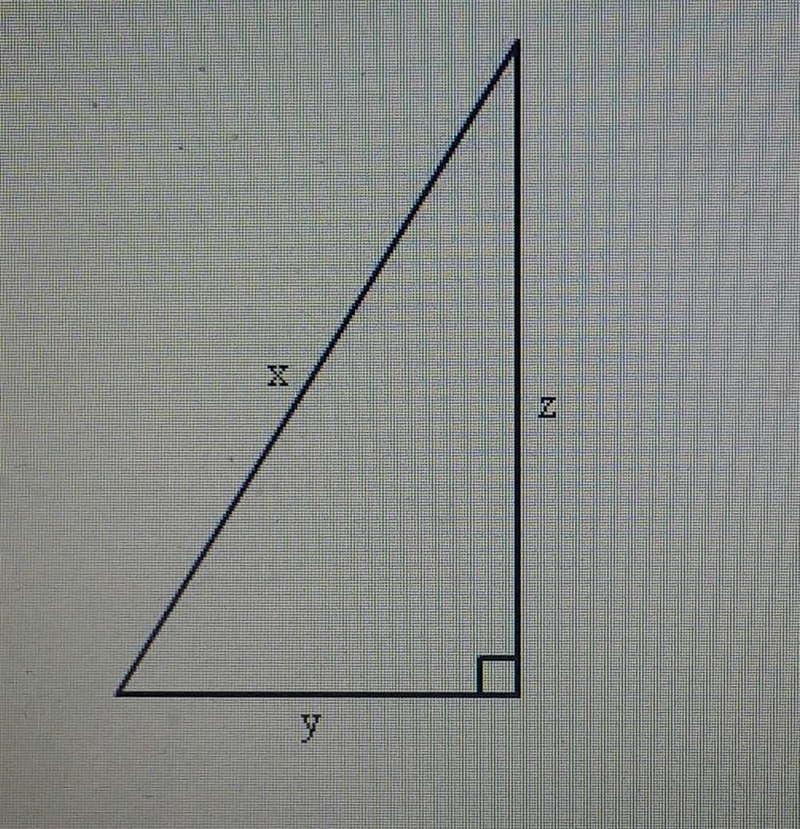 Which statement correctly describes the realtionship between the lengths of the sides-example-1