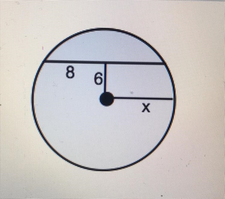 Find the value of x 6 5 10-example-1