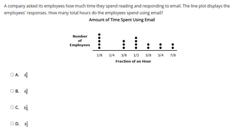 hi i need help once again lol A company asked its employees how much time they spend-example-1