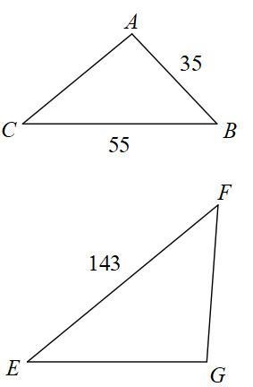 I have another question: If triangle GFE~ to triangle ABC, Find FG.-example-1