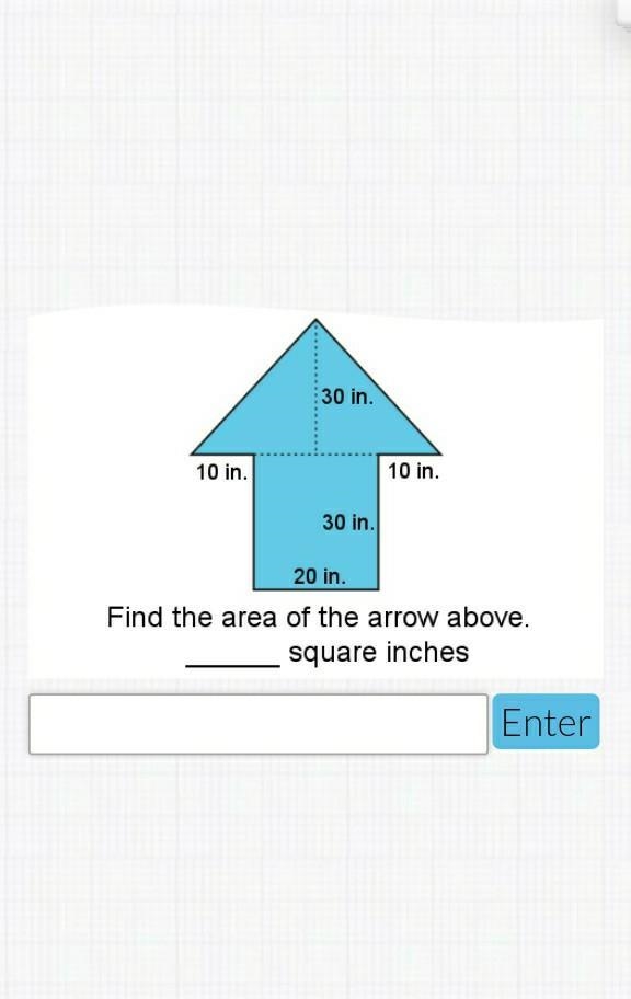 Find the area of irregular figure ​-example-1