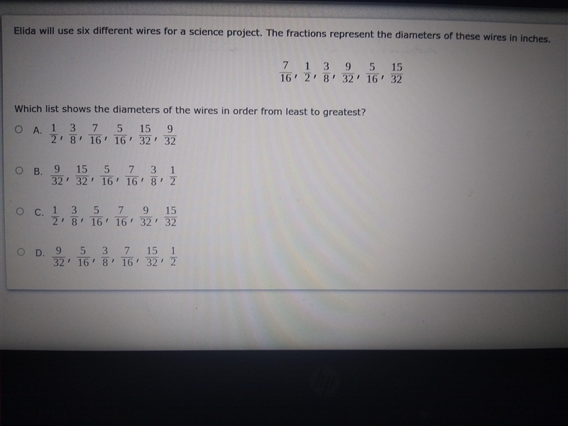 Pls help me answer this question from least you greatest-example-1