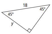 A. 9 B. 9 square root of 2 C. 18 D. 18 square root of 2-example-1