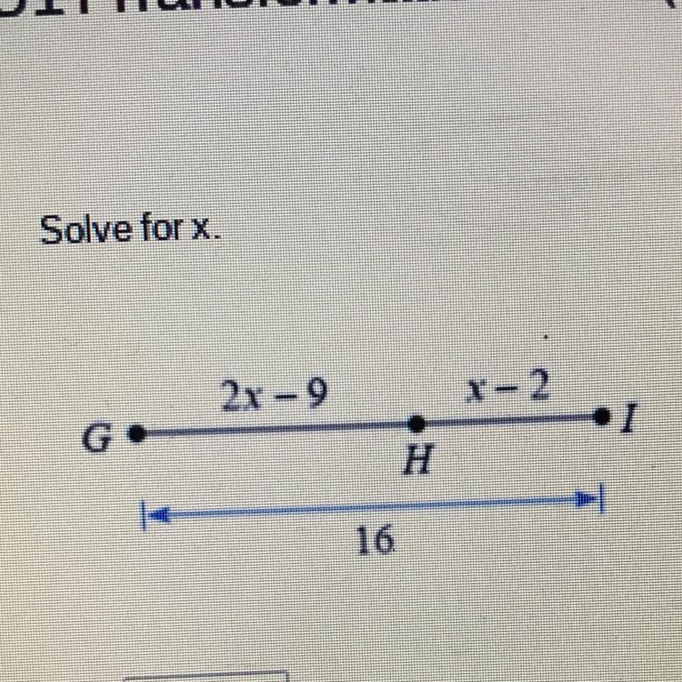 Solve for x !! Help !!-example-1