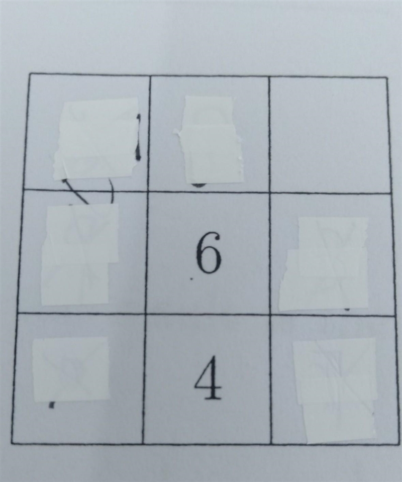 13. Fill in this diagram so that each of the rows, columns and diagonals adds to 18. What-example-1