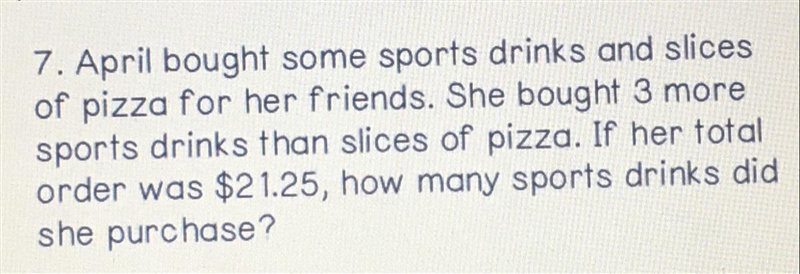 Sports drinks- $1.75 pizza- $2.25-example-1