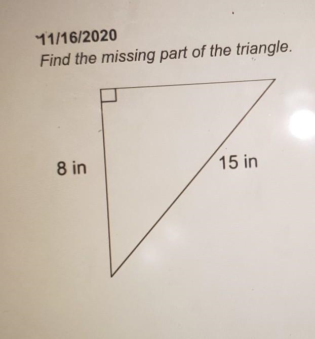 Find the missing part of the triangle.​-example-1