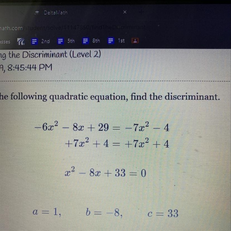 Find the discriminant-example-1