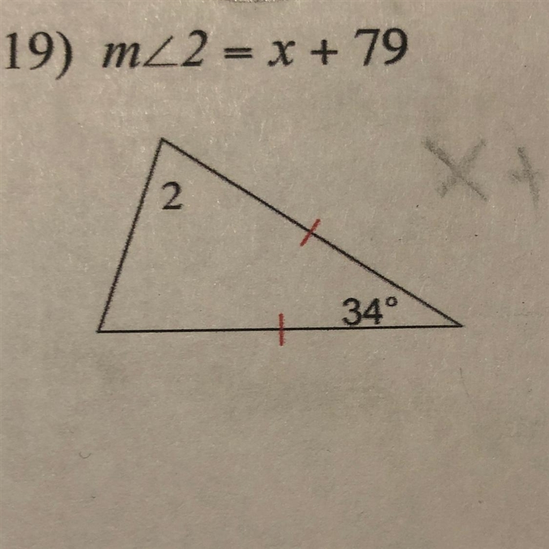 Solve for x and show all work thanks:)-example-1