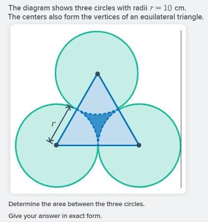 OMG PLEASE HELP!!! NEED WITHIN FEW HOURS!! The diagram shows three circles with radii-example-1