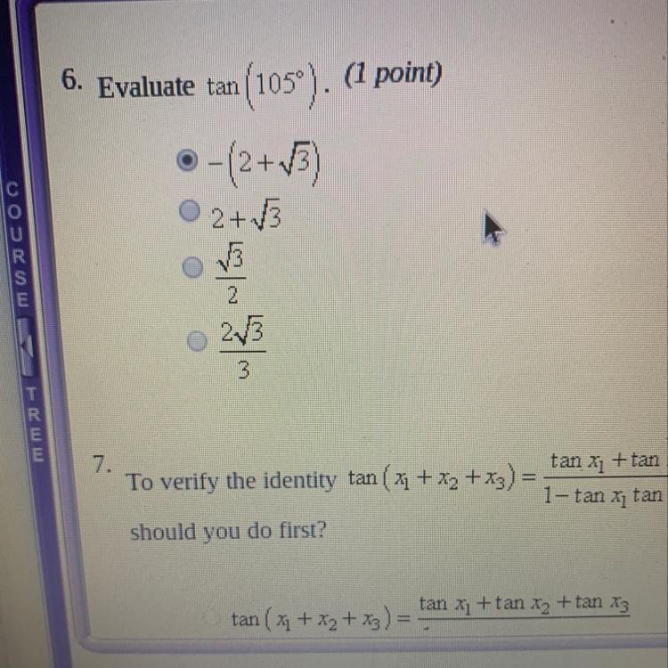 Am I correct on question #6?-example-1