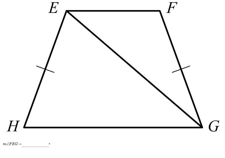 I WANT TO PASS HIGH SCHOOL PLEASE HELP Given that the quadrilateral EFGH is a trapezoid-example-1