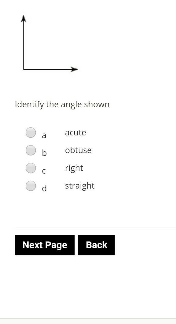 EASY GEOMETRY** identify the angle shown below ​-example-1