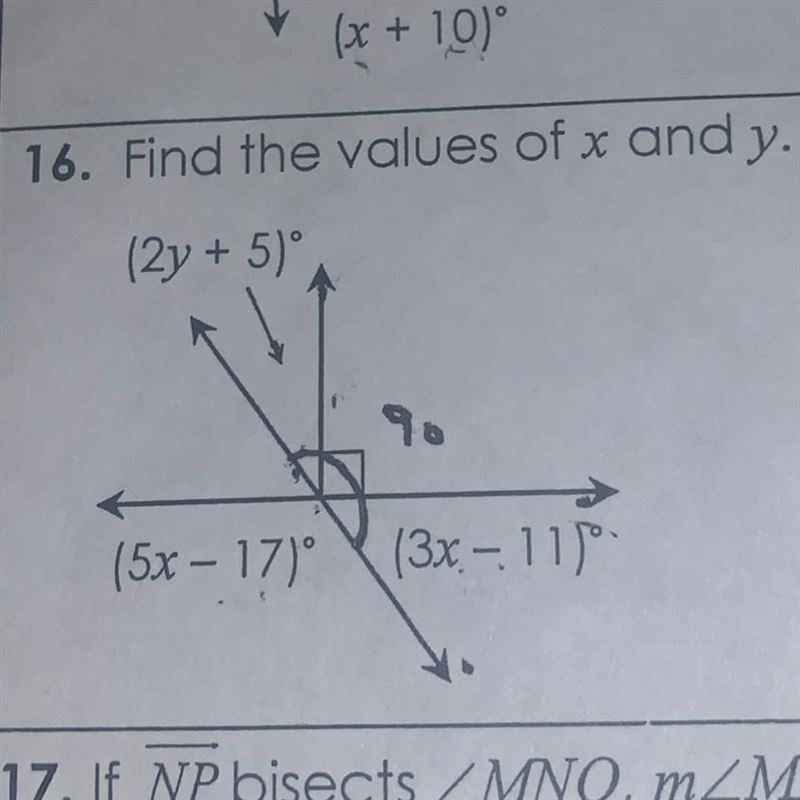 Help please #16 already found x can’t figure out y-example-1