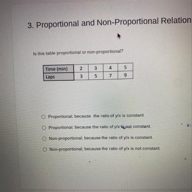 Is this table proportional or non-proportional?-example-1