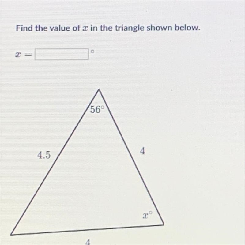 Find angles in isosceles triangles...-example-1