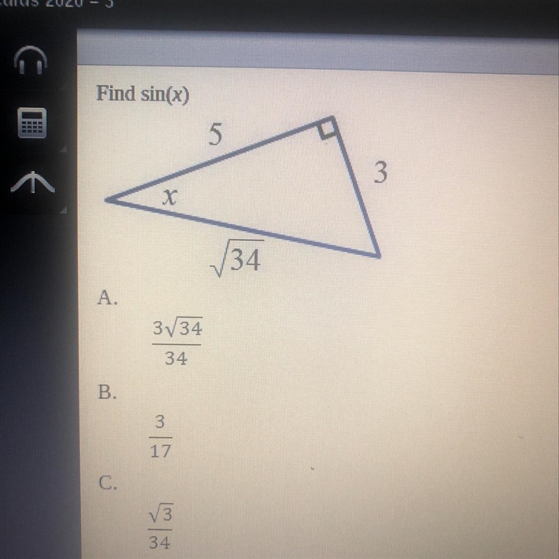 Find sin(x) Please Help me-example-1