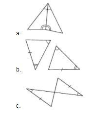 Which triangles are congruent by AAS? Fill in the blank beside the triangles with-example-1