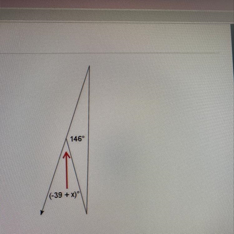 Find the value of x. A.71 B.72 C.73 D.75-example-1