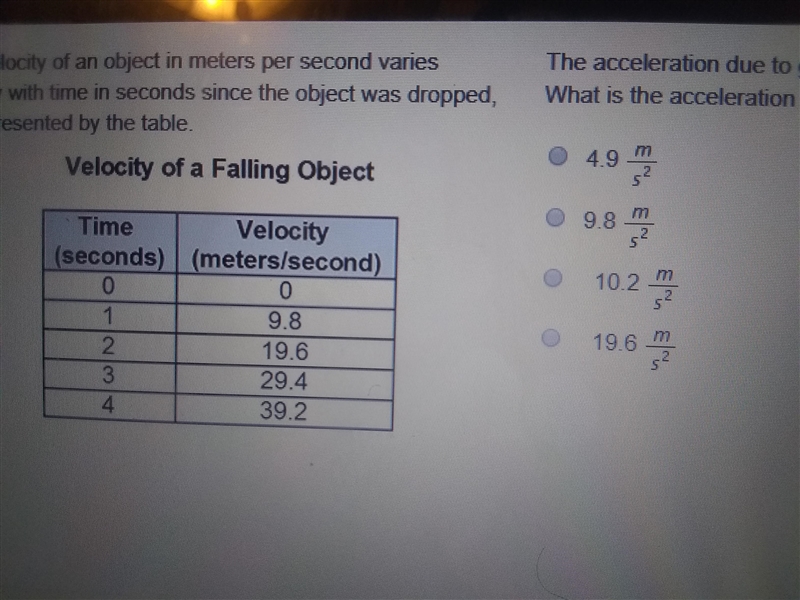 The velocity of an object in meters per second varies directly with time in seconds-example-1