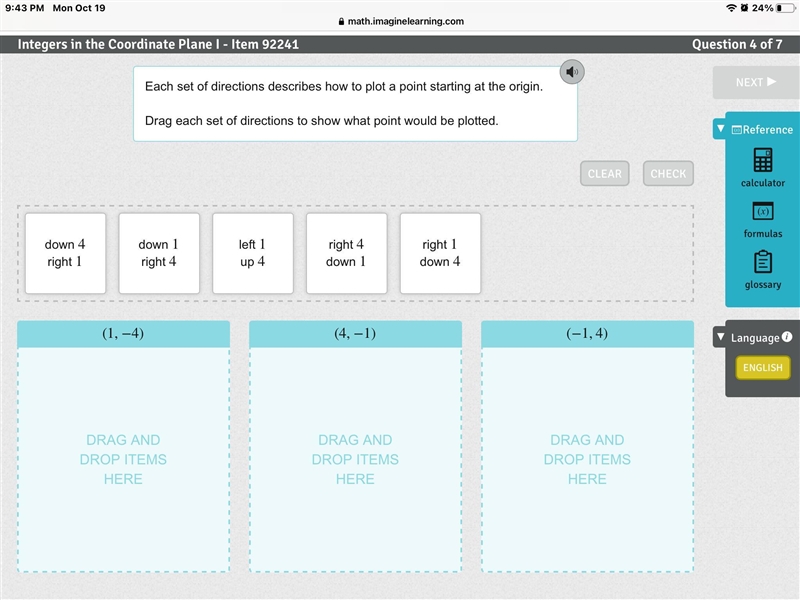 [SREENSHOT ATTACHED] Please helpp! :(( Each set of directions describes how to plot-example-1