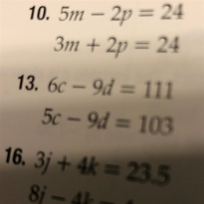 Can you guys please help me with number 13 and with shown work-example-1