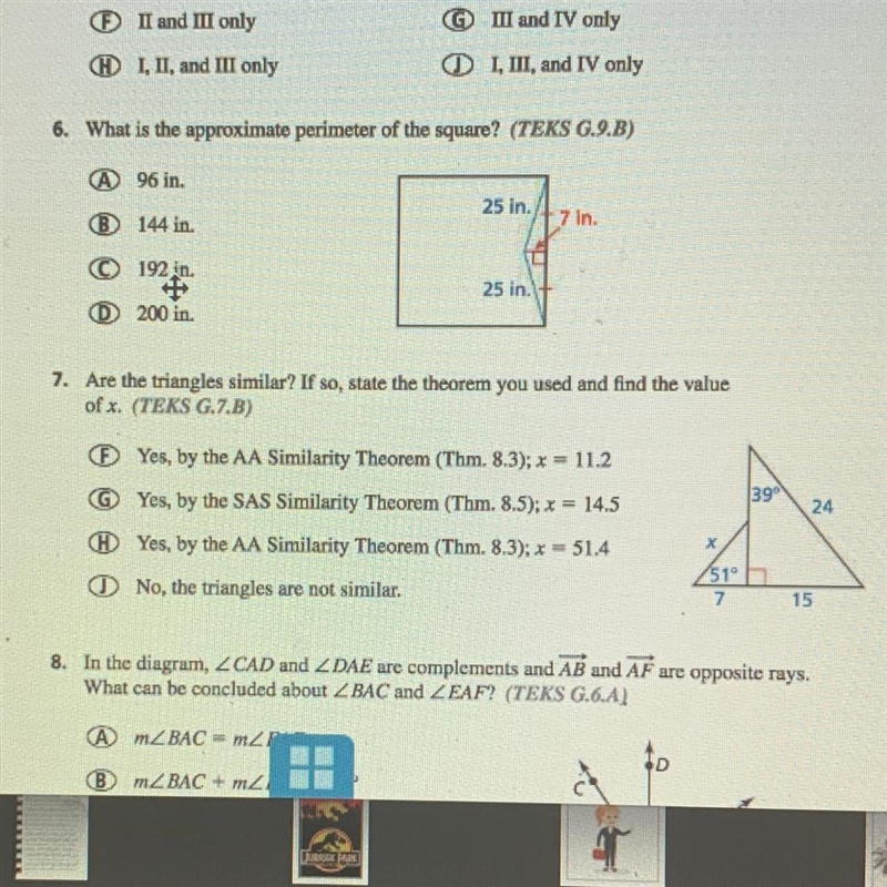 I need help with 6 and 7-example-1