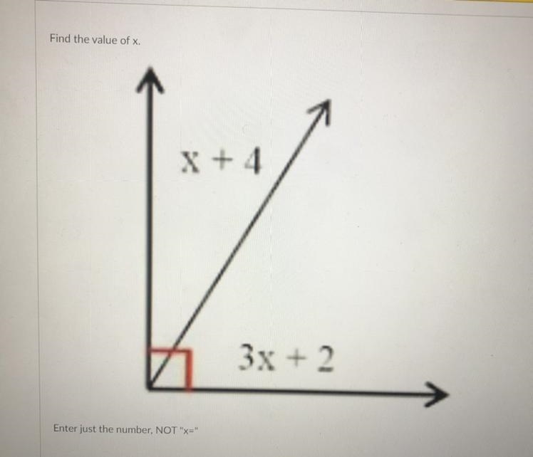 Find the value of x. Photo provided.-example-1