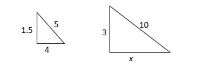 The triangles below are similar. What is the length of the missing side? 2 9 6 8-example-1