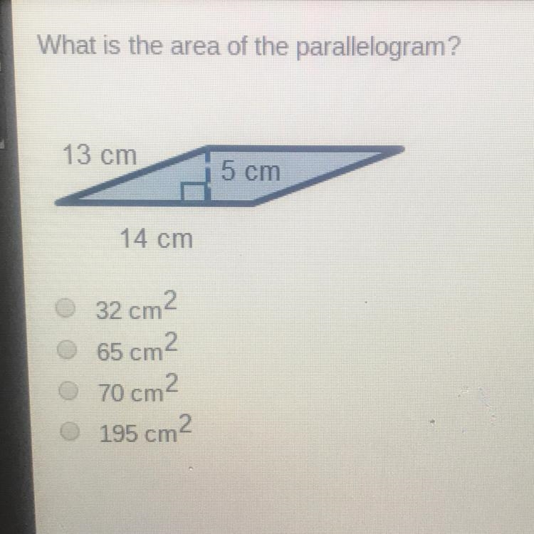 What is the area of the parallelogram?-example-1