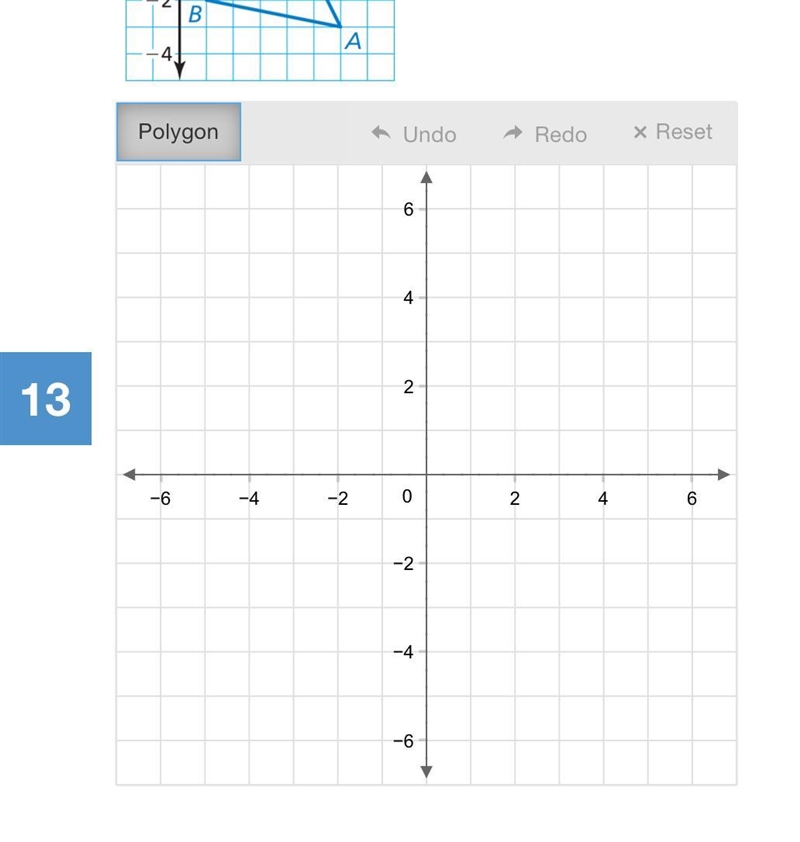 What are the coordinates for the image of the polygon below? Please show all the work-example-2