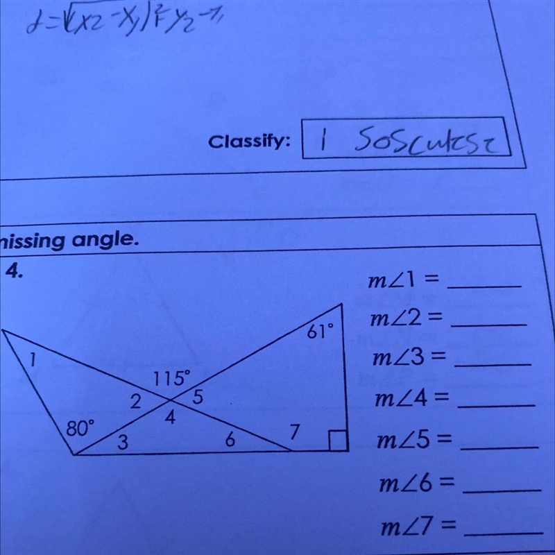 Find the measure of each missing angle-example-1