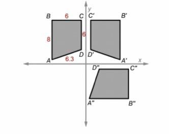 (Help please:)!) What is the perimeter of A"B"C"D"? Explain how-example-1