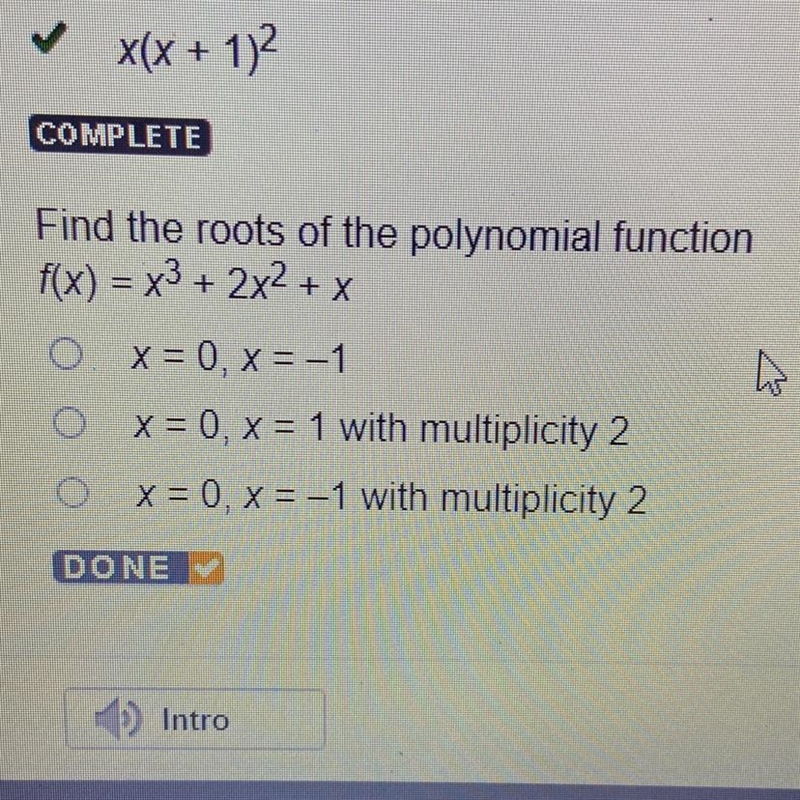 Find the roots of the polynomial function-example-1