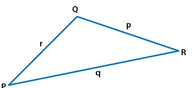 If ∠P and ∠R are given, as well as the value of p, then explain whether the Law of-example-1