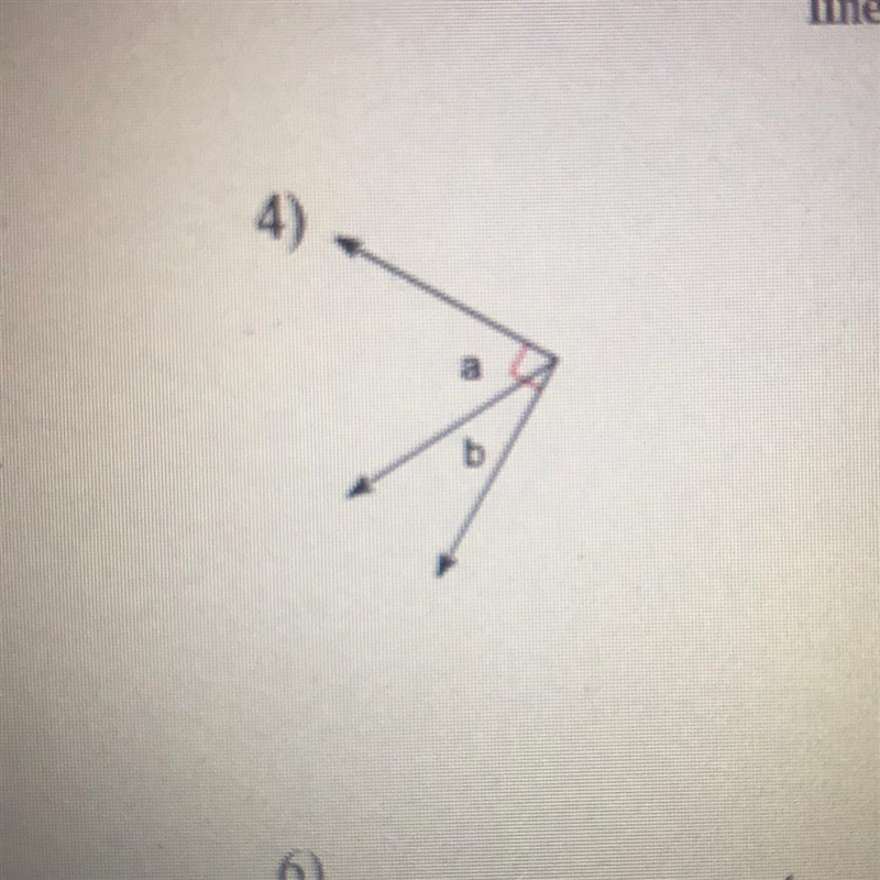 Name the relationship: complementary, linear pair, or vertical.-example-1